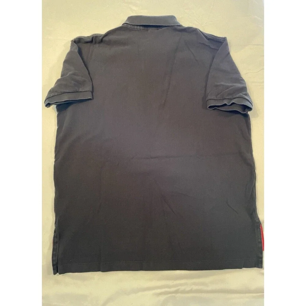 Polo By Ralph Lauren Shirt Men Size XL Black Golf Embroided Scrible Logo